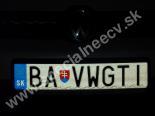 BAVWGTI značka č. 4100-BA-VWGTI